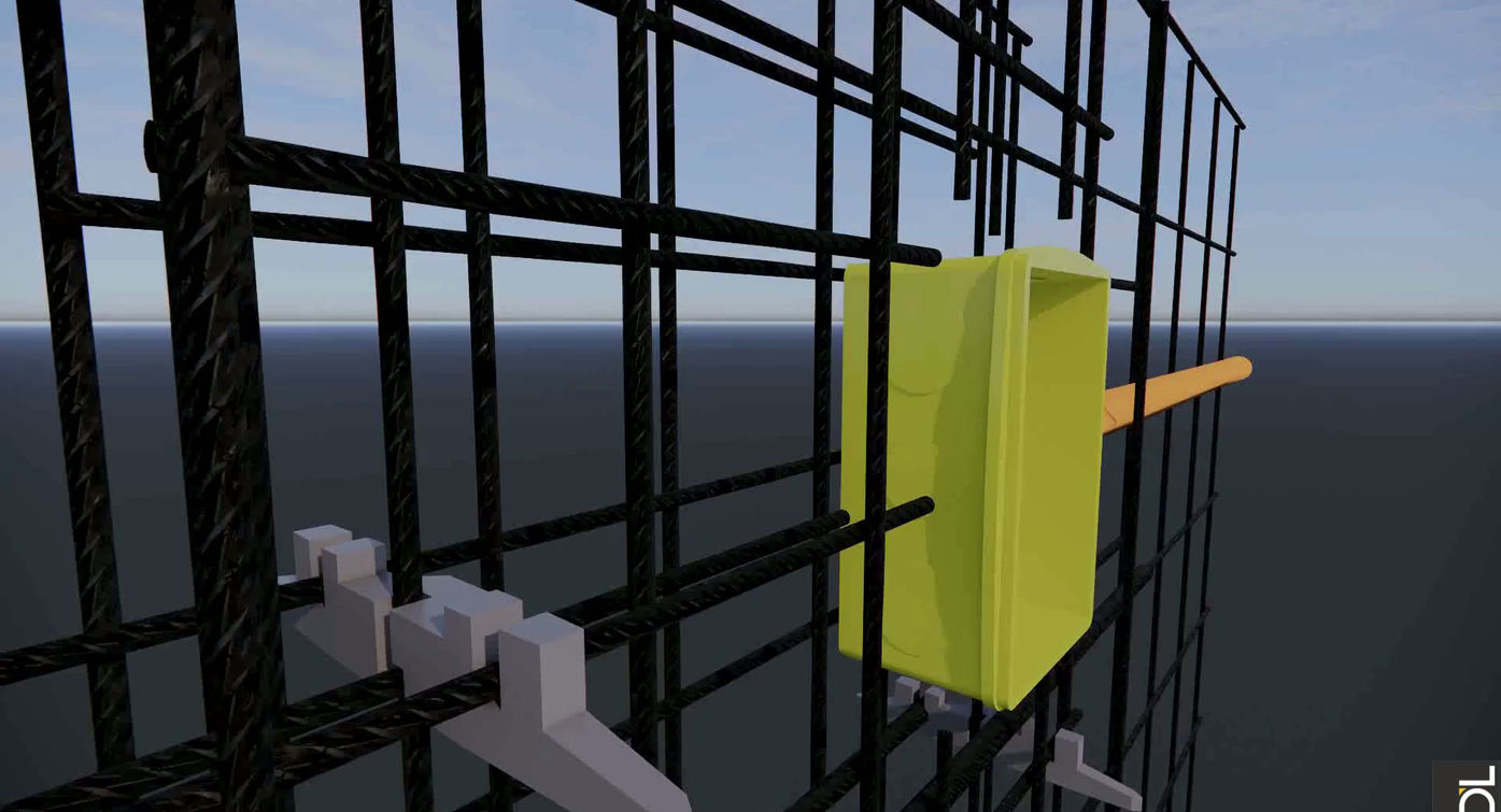 Reforço em caixa elétrica